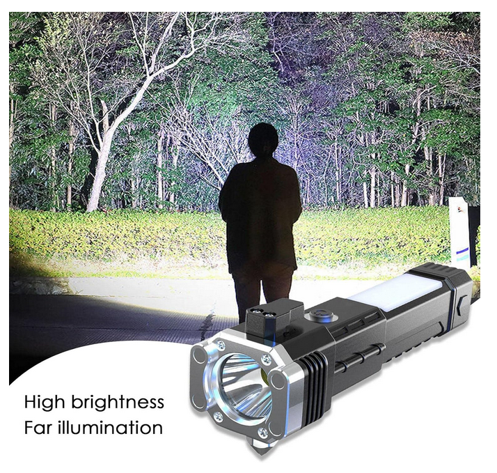 Linterna Martillo Powerbank Imán Portatil