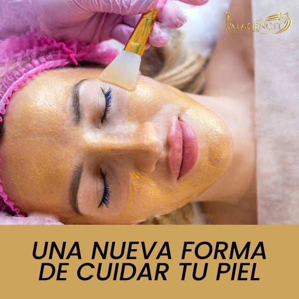 Mascarilla dorada Facial