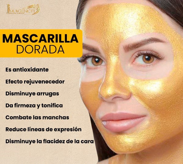 Mascarilla dorada Facial