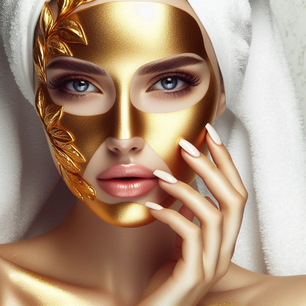 Mascarilla dorada Facial