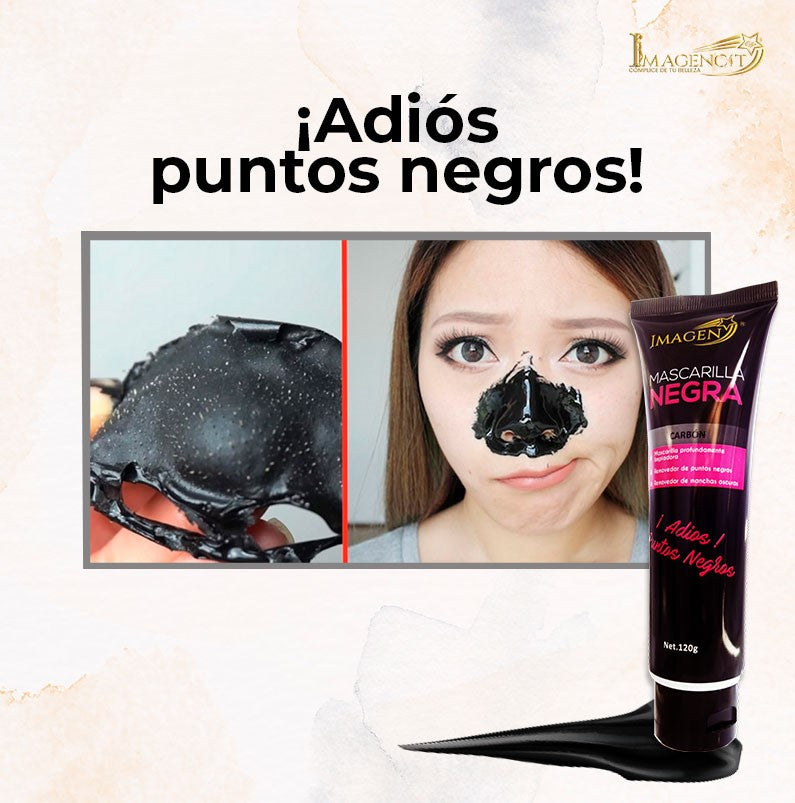 MASCARILLA NEGRA DE CARBÓN ACTIVO
