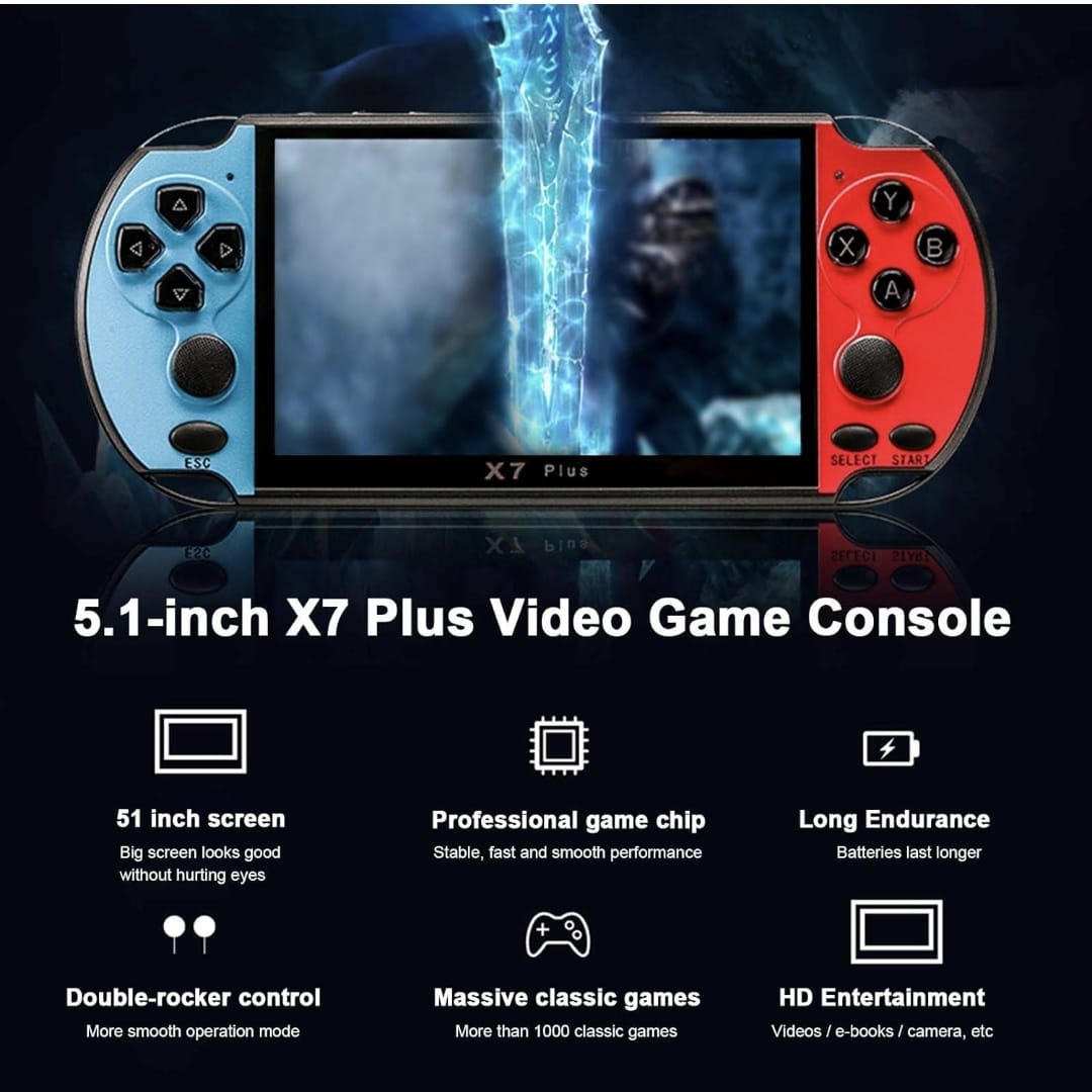 Consola retro X7 plus 5.1"